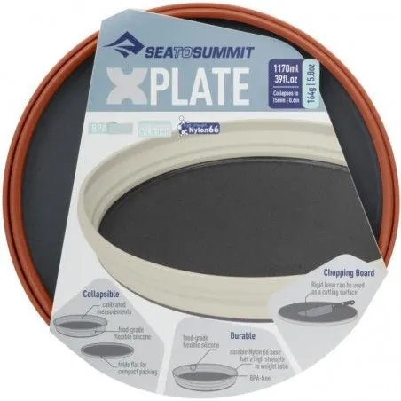 Assiette Pliable Sea To Summit XPLATE Orange 2 Assiette Pliable Sea To Summit XPLATE Orange – Image 2