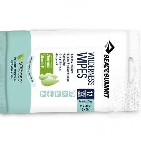 Lingettes Lavantes Sea To Summit Wilderness Wipes Taille M (lot De 12) 2 Lingettes Lavantes Sea To Summit Wilderness Wipes Taille M (lot De 12) – Image 2