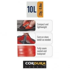 Seau Pliable Sea To Summit Ultra-Sil Folding Bucket 10L -Sea to Summit seau pliable sea to summit ultra sil folding bucket 10l 2